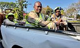 Transporting people (illegally) on the back of an open bakkie